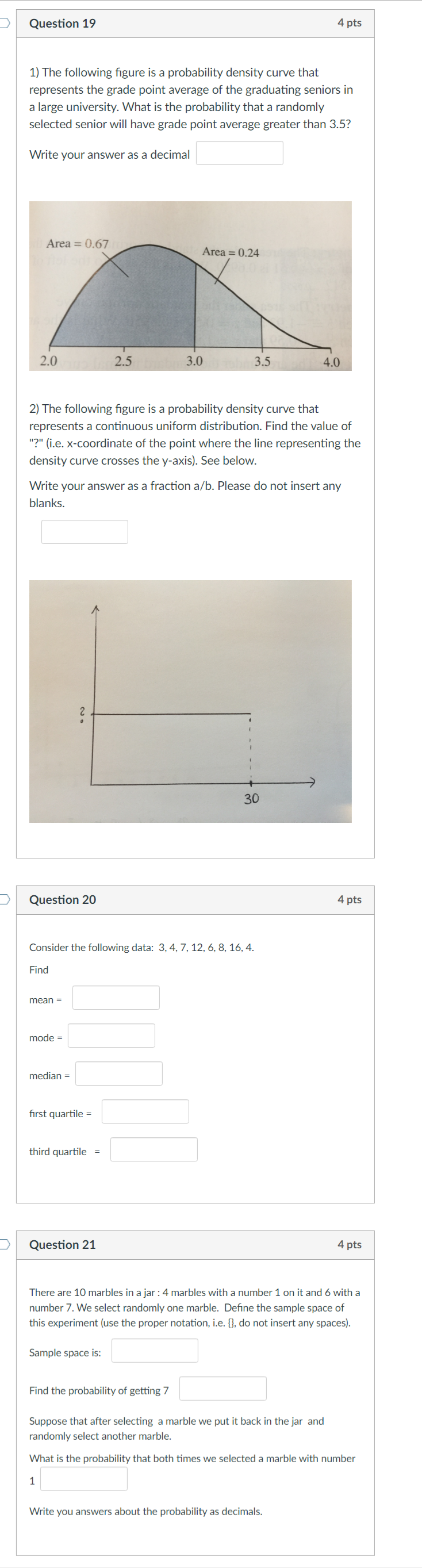 Solved Question 19 4 pts 1) The following figure is a | Chegg.com