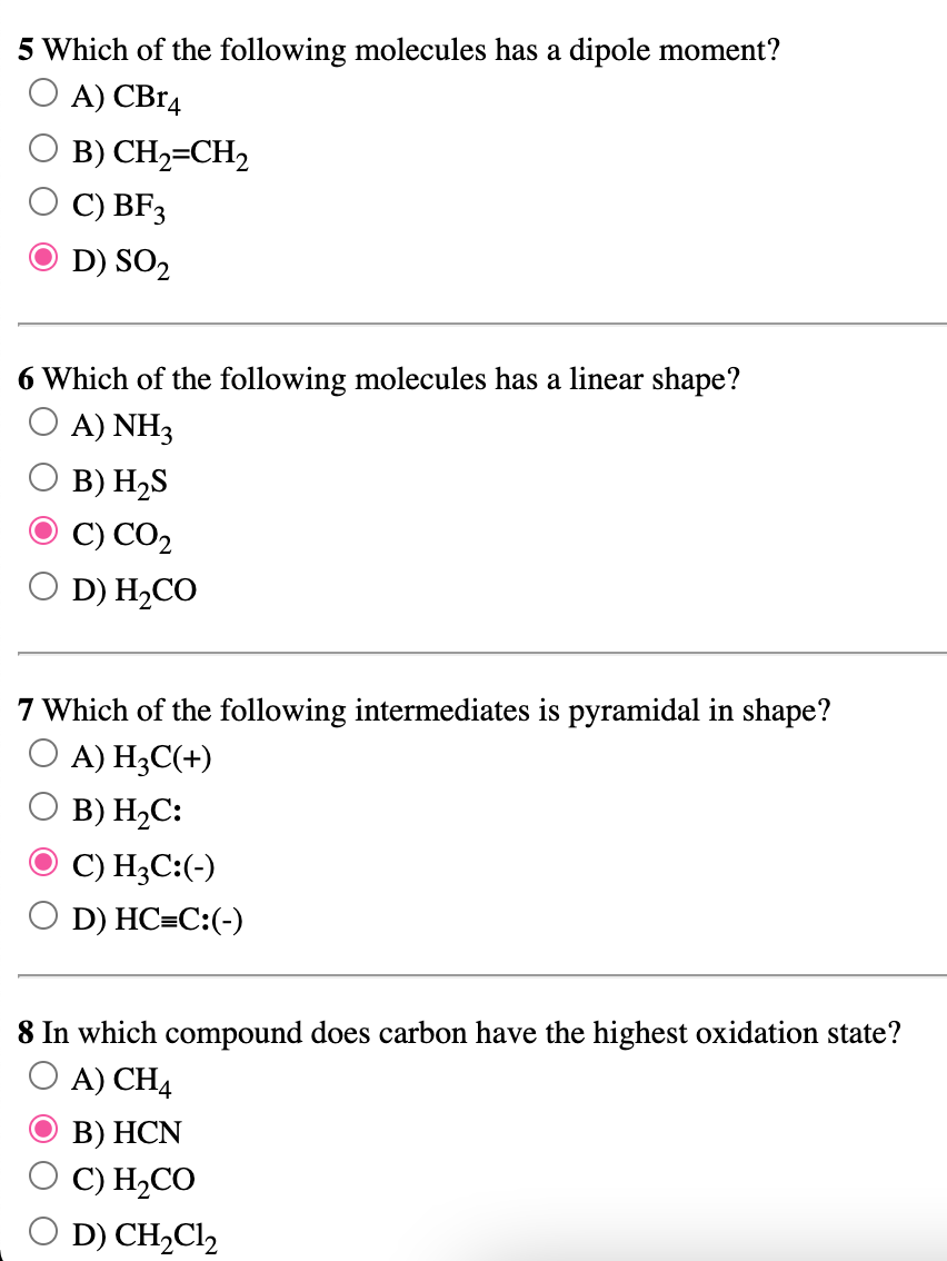 Solved Correct Answers Are Marked. For Each Of These General | Chegg.com