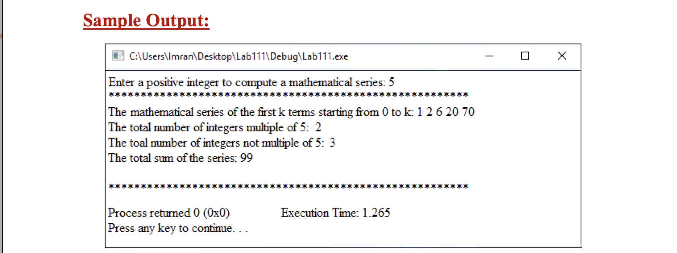 Solved Problem Statement: In mathematics, a series is, | Chegg.com