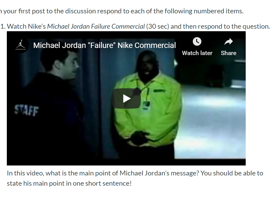 michael jordan failure nike commercial