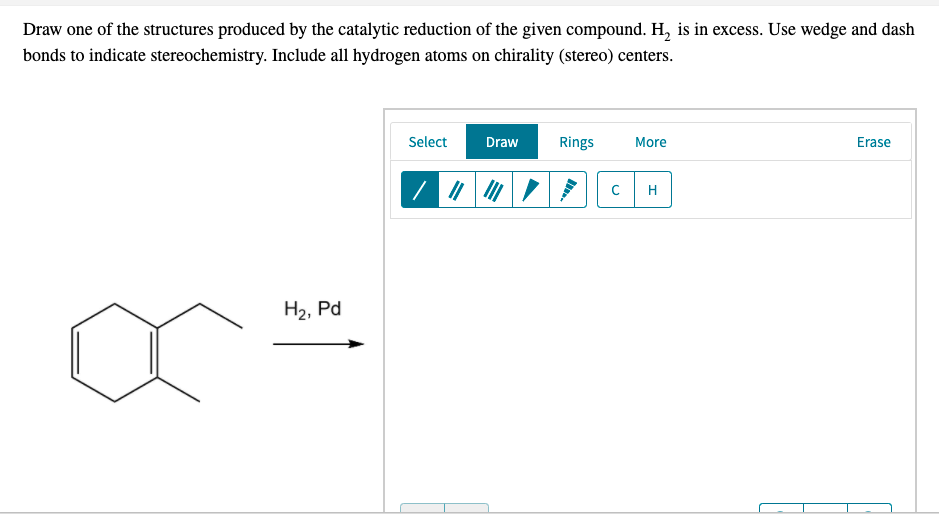 Solved Draw one of the structures produced by the catalytic