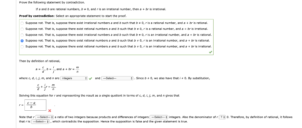 Solved Prove The Following Statement By Contradiction If A Chegg