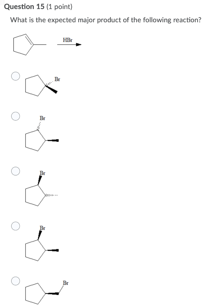 Solved Question 15 (1 point) What is the expected major | Chegg.com