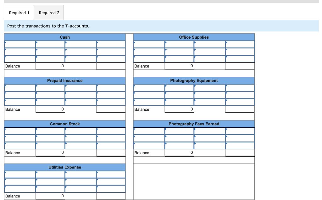 Solved Following are the transactions of a new company
