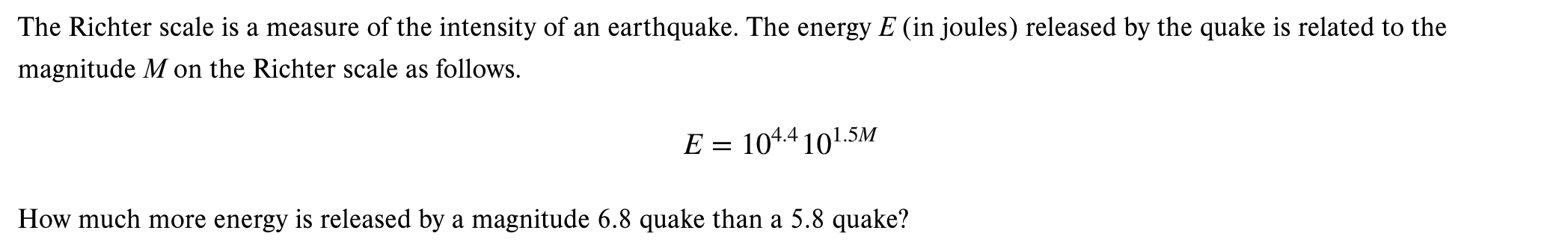 solved-the-richter-scale-is-a-measure-of-the-intensity-of-an-chegg