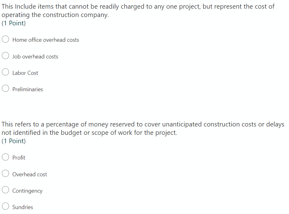Solved Listed are the items included in Home office overhead