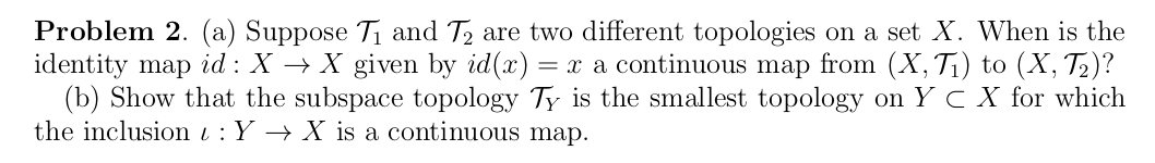Solved Problem 2. (a) Suppose T1 and T2 are two different | Chegg.com