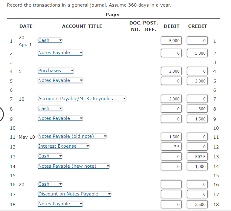 Solved Learning Objective 4 Notes Payable Entries Milo Radio