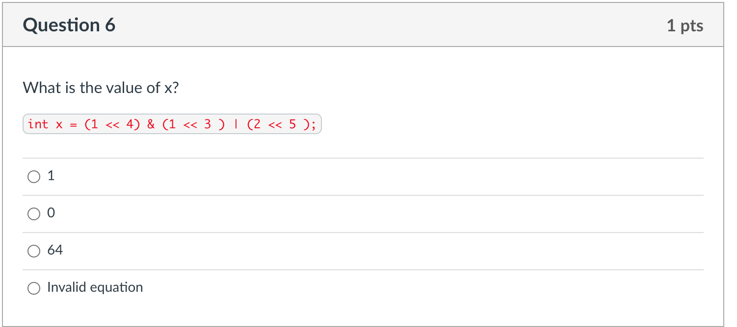 Solved Question 4 1 pts Select ALL answers that would work! | Chegg.com