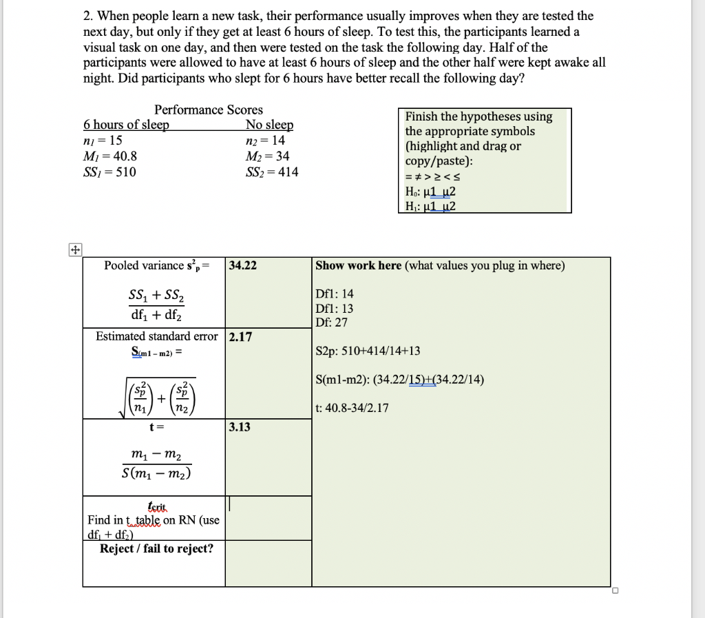 Solved I Did Most Of The Work I Just Need Help With Answ Chegg Com