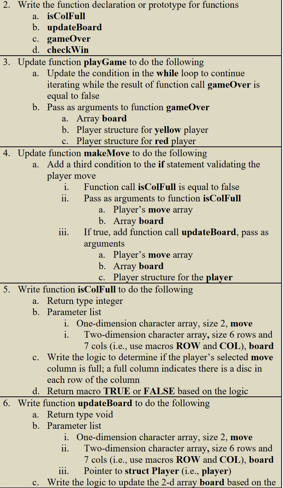 Solved 2. Write the function declaration or prototype for | Chegg.com