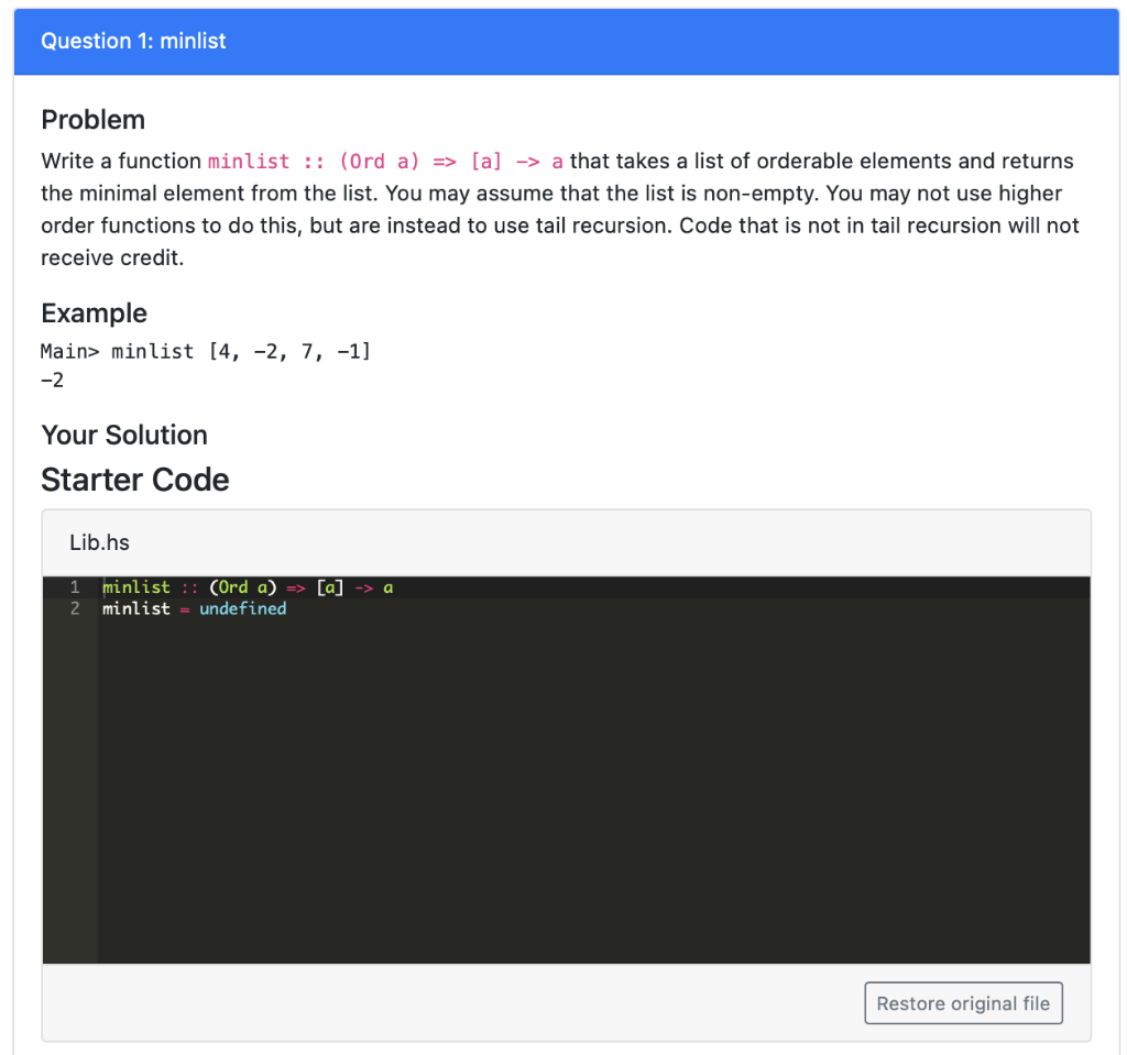 Solved Need Help Fo Haskell Program And I Will Give You | Chegg.com