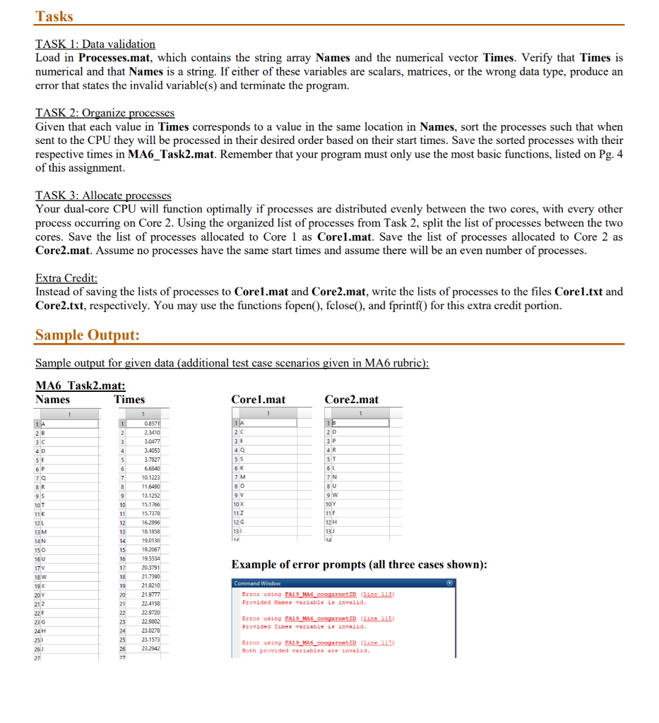 Solved Matlab help needed, please. The last image is the