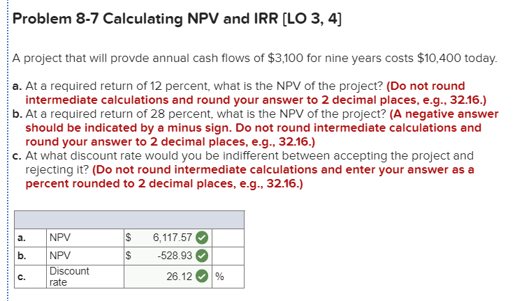 Если irr проекта 12 тогда npv этого же проекта