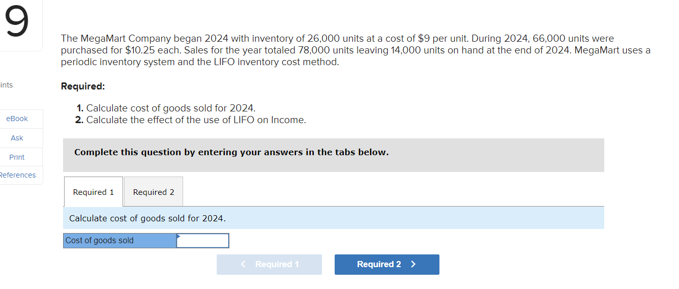 solved-the-megamart-company-began-2024-with-inventory-o