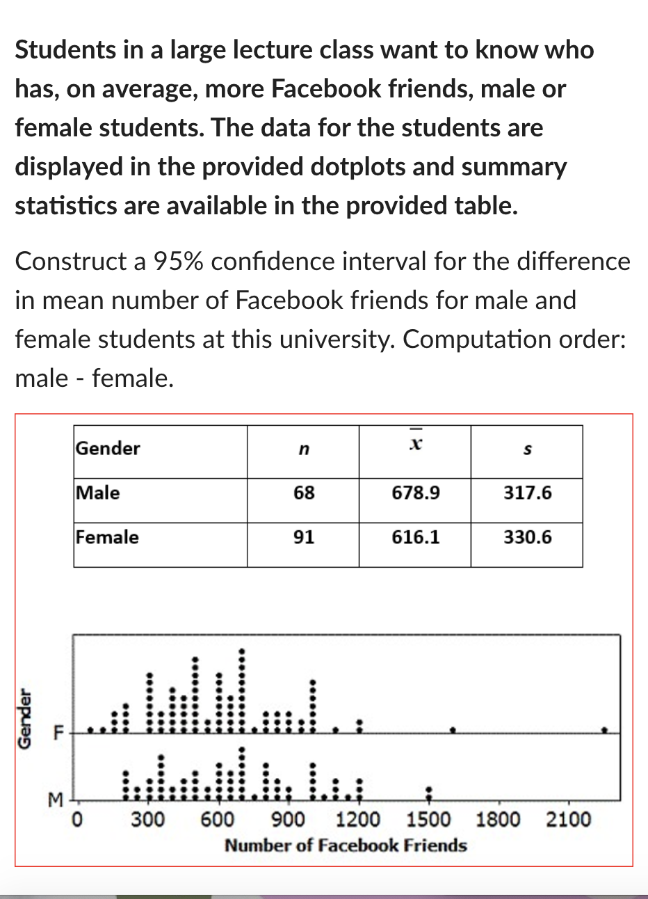 Solved Students in a large lecture class want to know who | Chegg.com