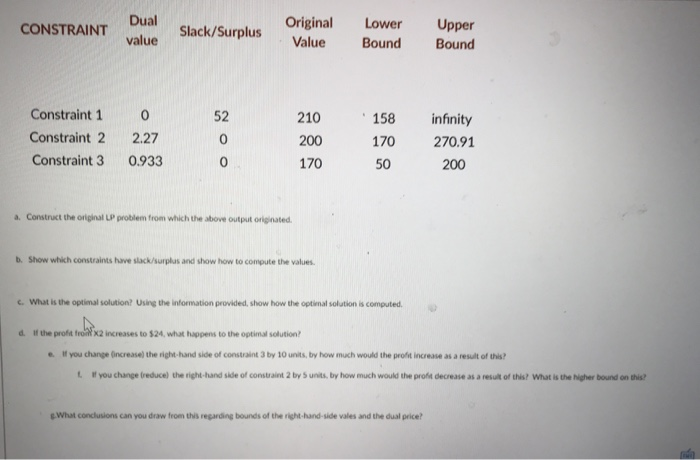 Solved Carefully examine a sample QM output below. Answer