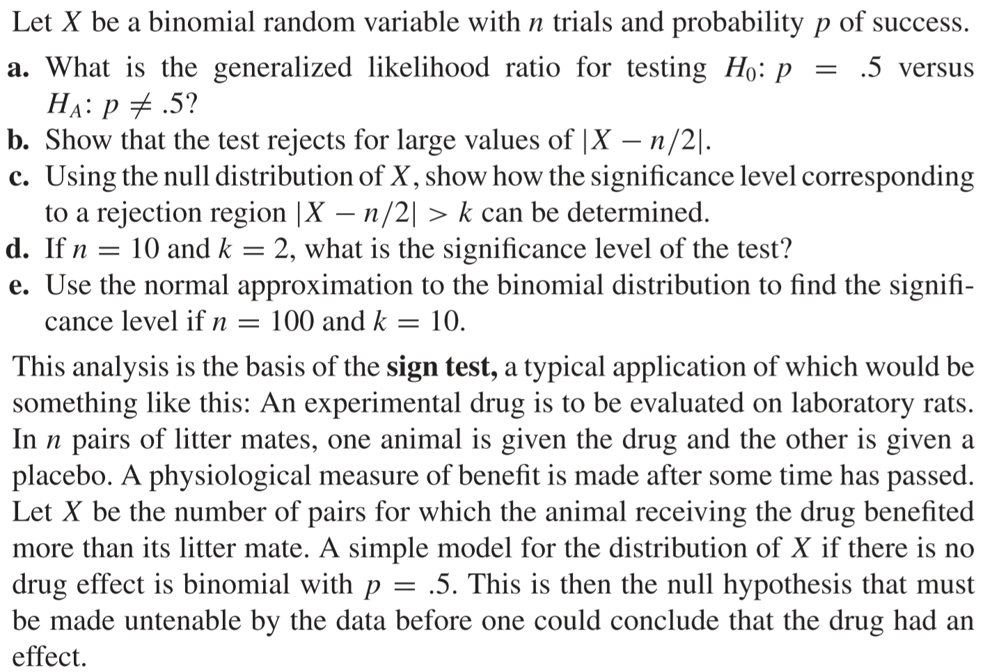 Solved Let X be a binomial random variable with n trials and | Chegg.com
