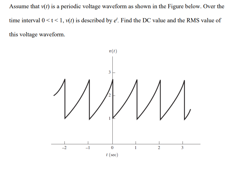 solved-assume-that-v-t-is-a-periodic-voltage-waveform-as-chegg