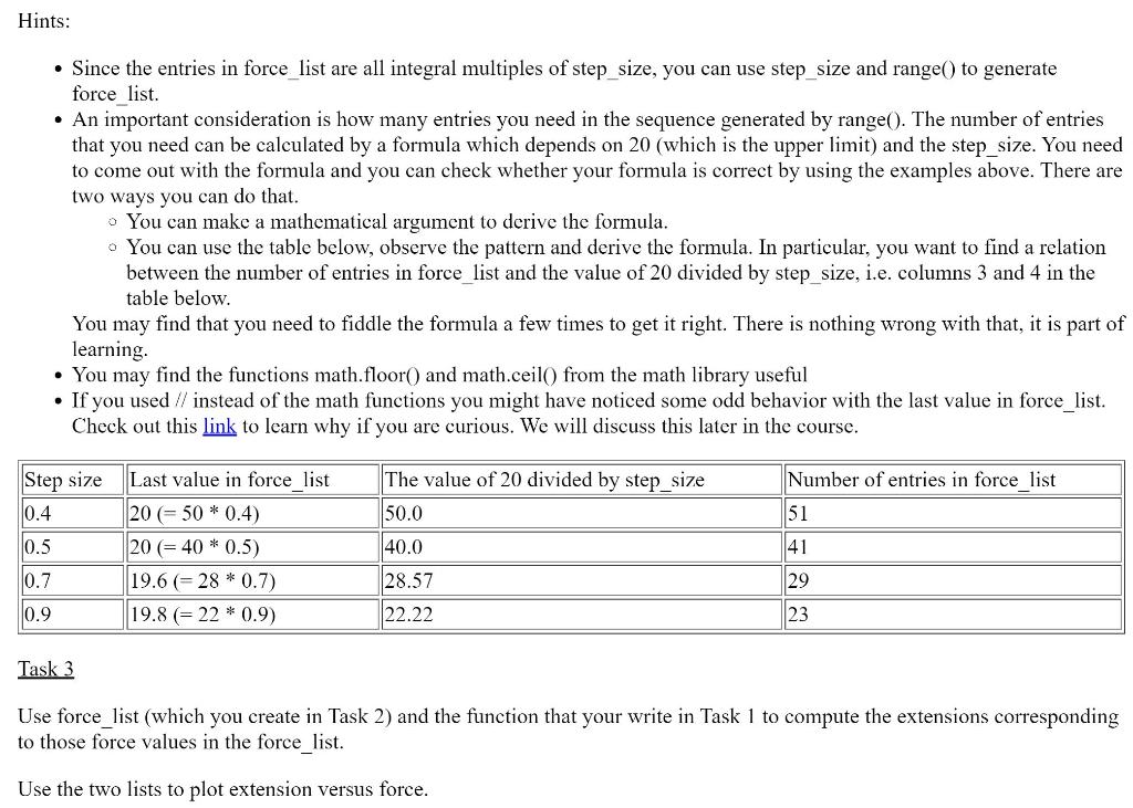 Solved Task 1 Write a Python function which returns the | Chegg.com