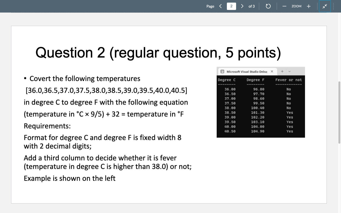 Solved Question 2 (regular question, 5 points) - Covert the | Chegg.com