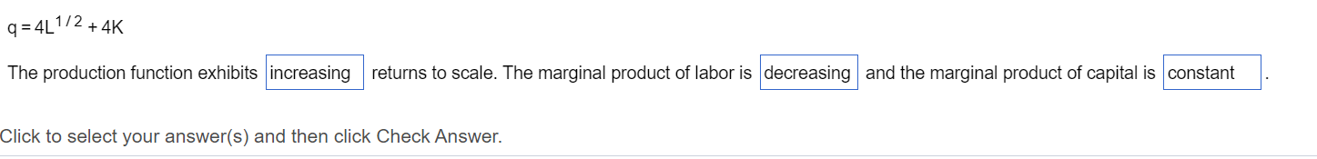 Solved The options to answer this question are increasing, | Chegg.com