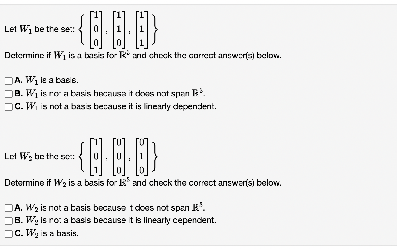 Solved ***LINEAR ALGEBRA***Please Try To Answer All The | Chegg.com