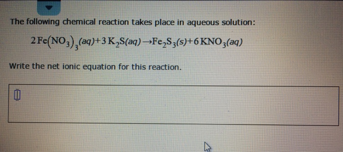 Solved The following chemical reaction takes place in | Chegg.com