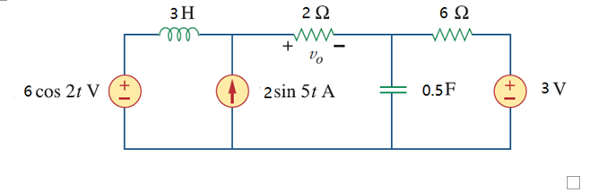 Solved Consider The Circuit Shown Below. Solve Using The | Chegg.com