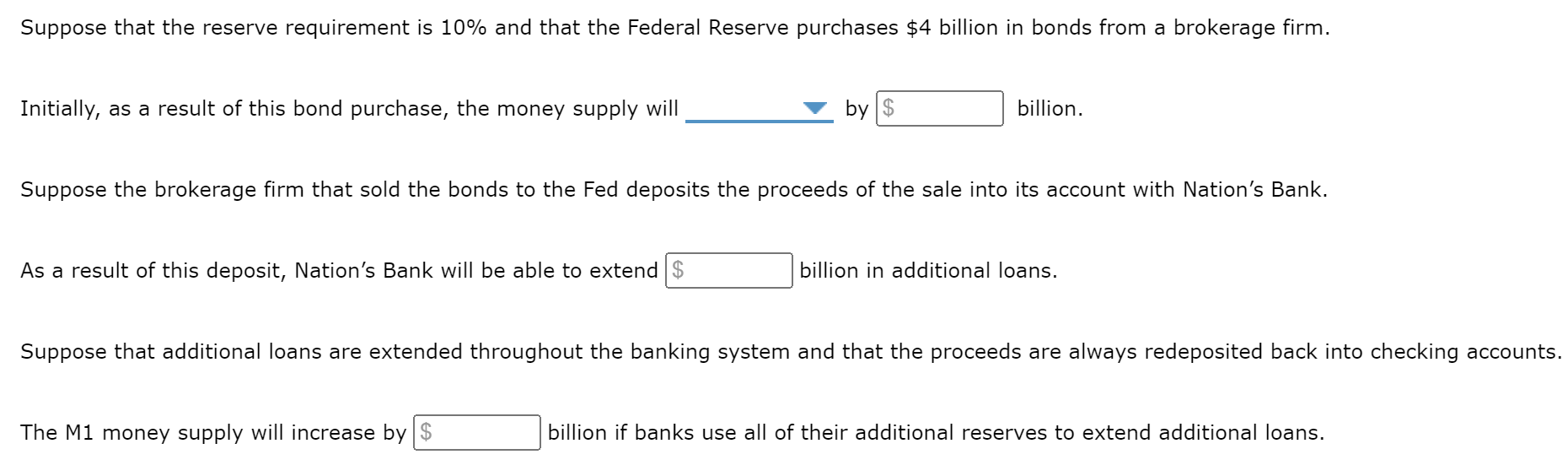 Solved Suppose That The Reserve Requirement Is 10% And That | Chegg.com