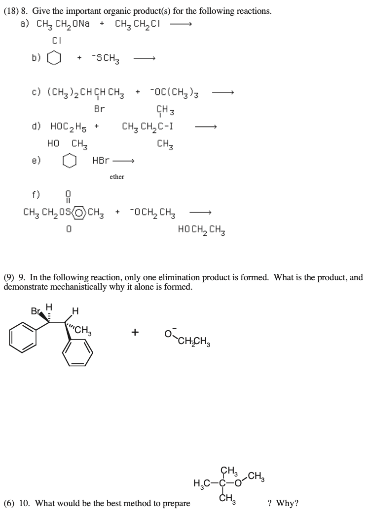 Solved B) When The Following Deuterated Compound Reacts 