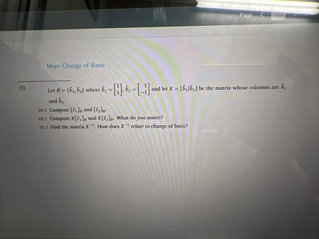 Solved Let B={b1,b2} Where B1=[11],b2=[1−1] And Let | Chegg.com