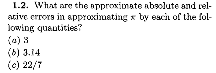 Solved Absolute Error & Relative Error Absolute error: | Chegg.com