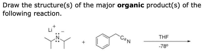 Solved Draw The Structure(s) Of The Major Organic Product(s) 