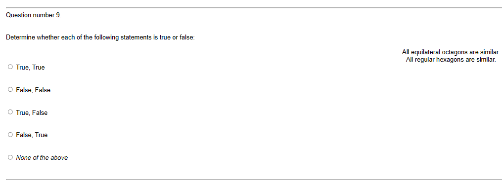 Solved Determine whether each of the following statements is | Chegg.com