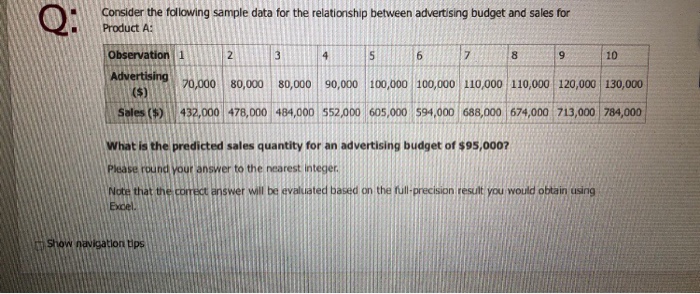 solved-consider-the-following-sample-data-for-the-chegg