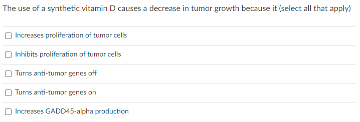Solved The use of a synthetic vitamin D causes a decrease in | Chegg.com