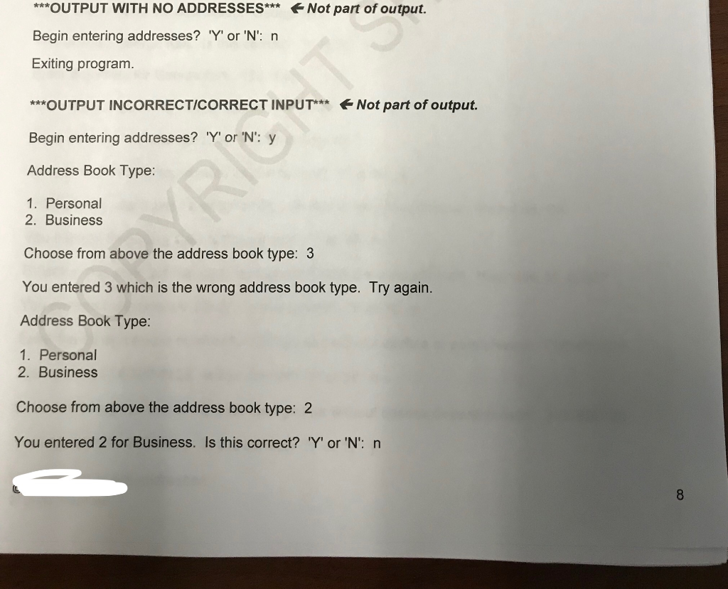 Solved I need help coding this sample output using java. i | Chegg.com