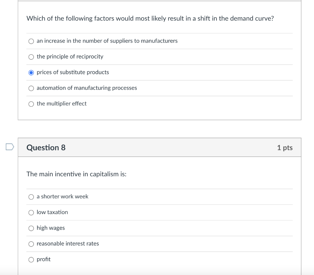 Solved Which Of The Following Factors Would Most Likely | Chegg.com