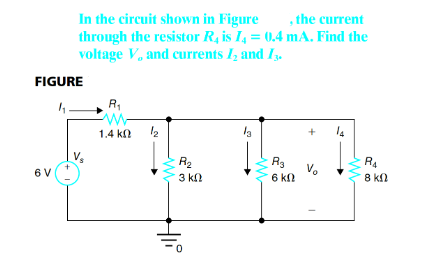 Solved In the circuit shown in Figure , the current through | Chegg.com