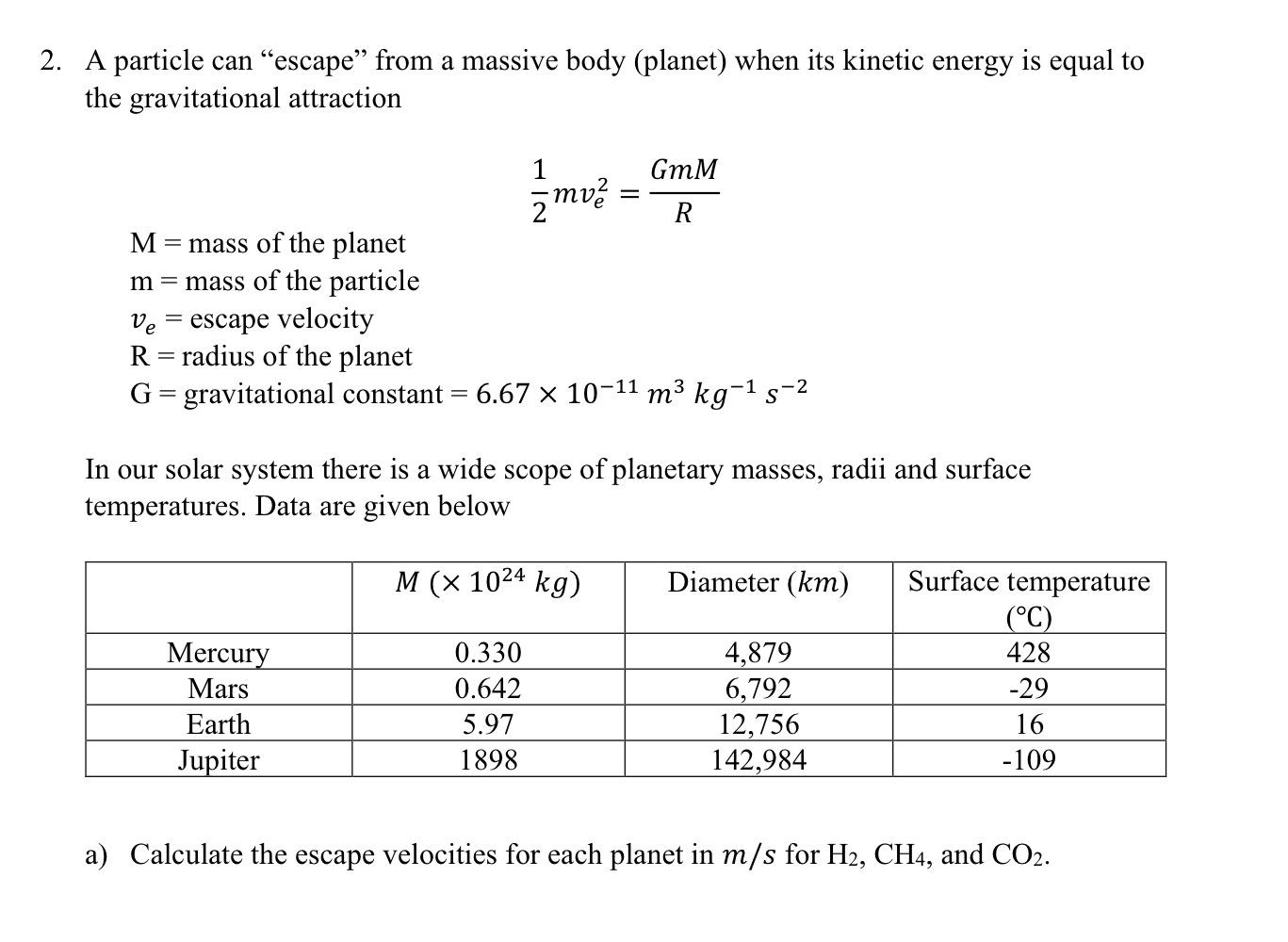 Solved 2. A particle can 