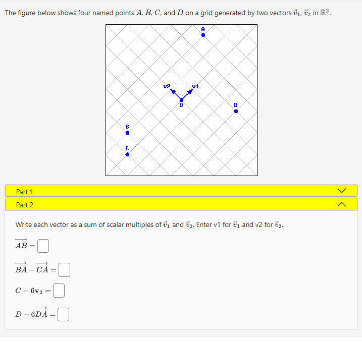 Solved The Figure Below Shows Four Named Points A,B,C, And D | Chegg.com