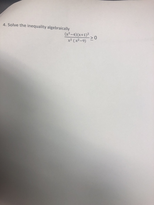 solve the inequality x 2 5x 4 0