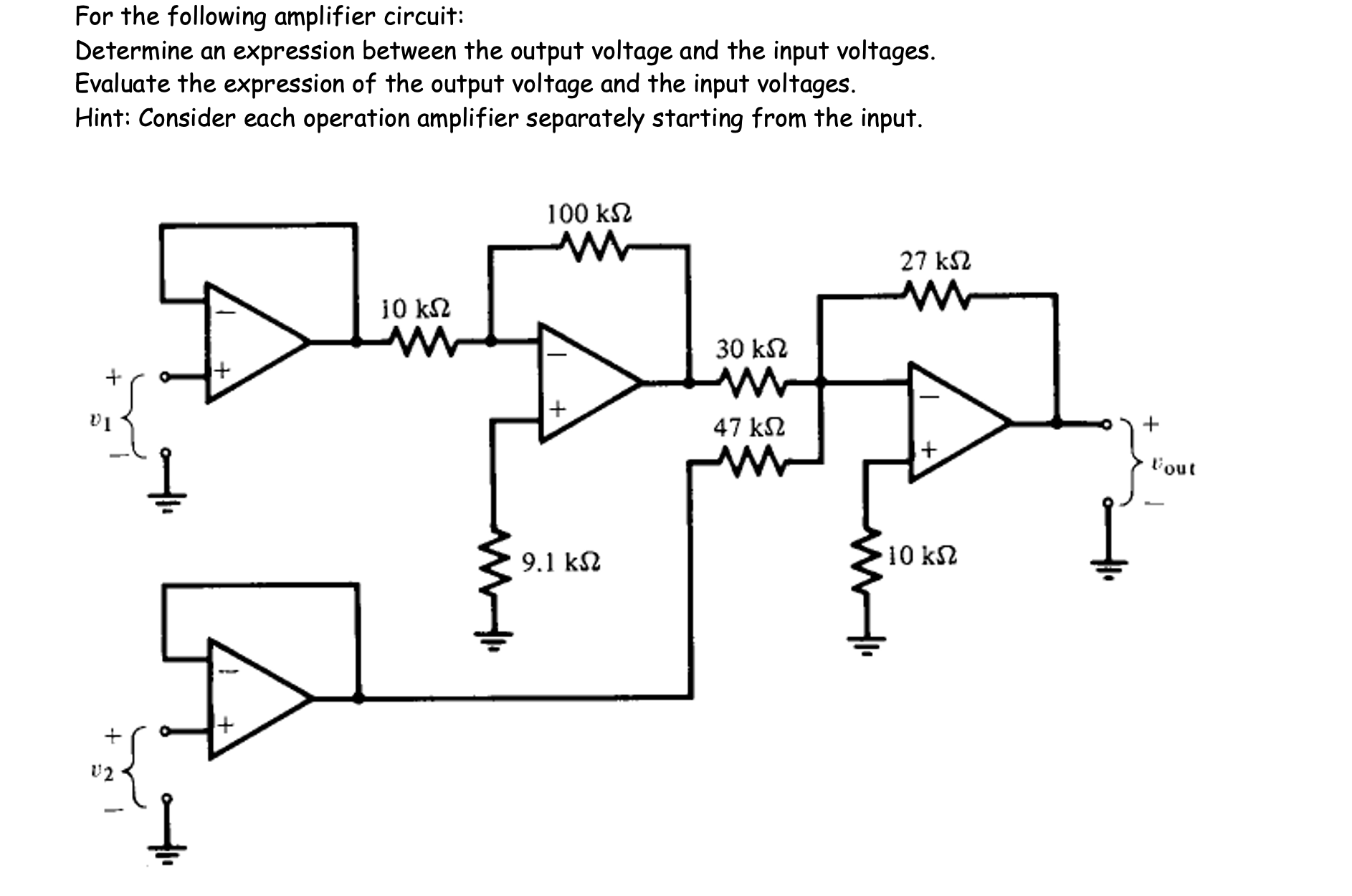 Solved The Operational Amplifier In The Circuit Shown In Or Cheggcom
