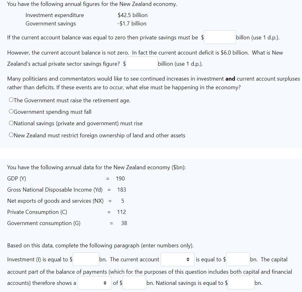 solved-you-have-the-following-annual-figures-for-the-new-chegg