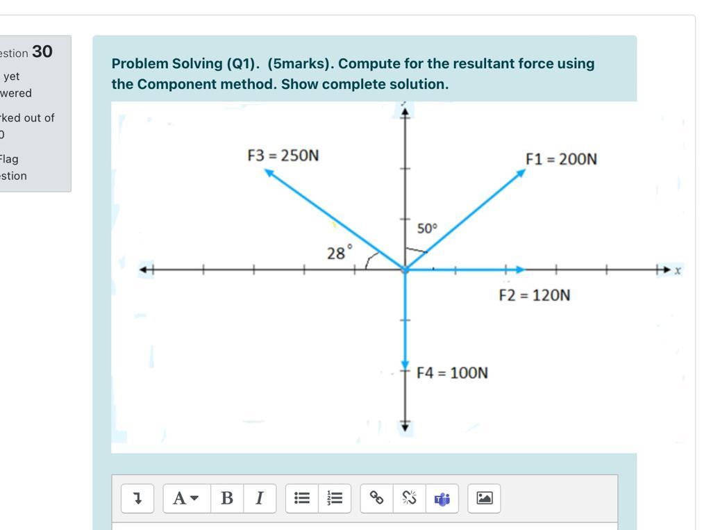 Solved estion 30 yet wered Problem Solving (Q1). (5marks). | Chegg.com