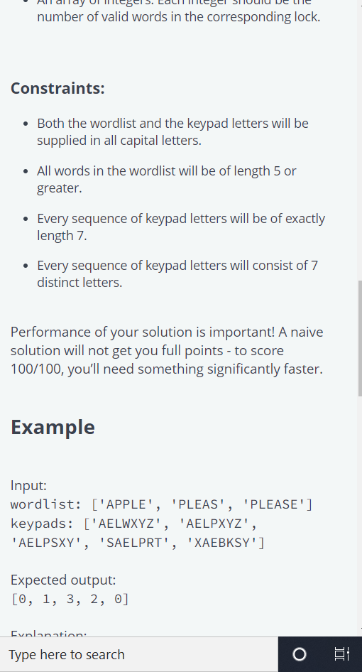 Solved 1. Escape Room Keypads Problem Statement You're | Chegg.com