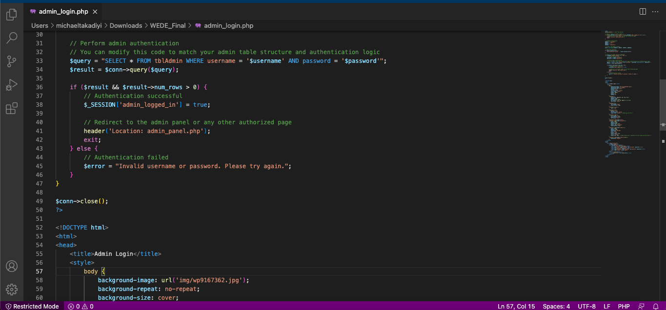 This is my code for a website for online book store | Chegg.com