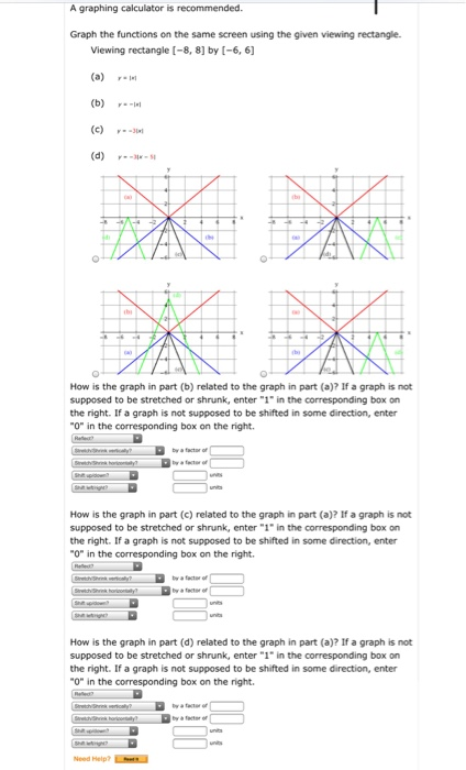 Solved A graphing calculator is needed to graph the first 4 | Chegg.com