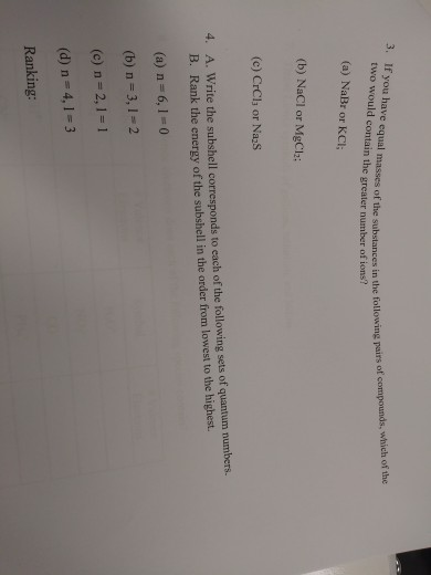 Solved Units 1 Write The Chemical Formulas Of Name The Chegg Com